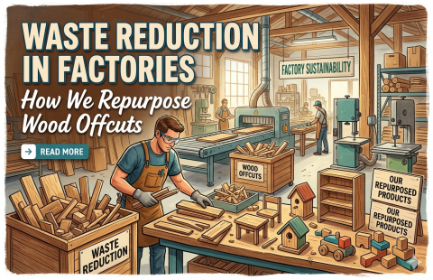 Waste Reduction in Factories: How We Repurpose Wood Offcuts